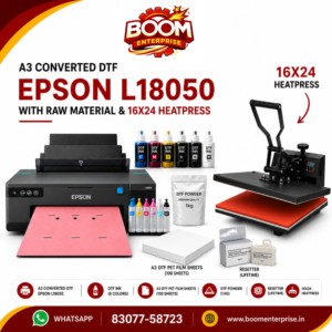 Epson L18050 A3 DTF Combo with 16×24 Heatpress