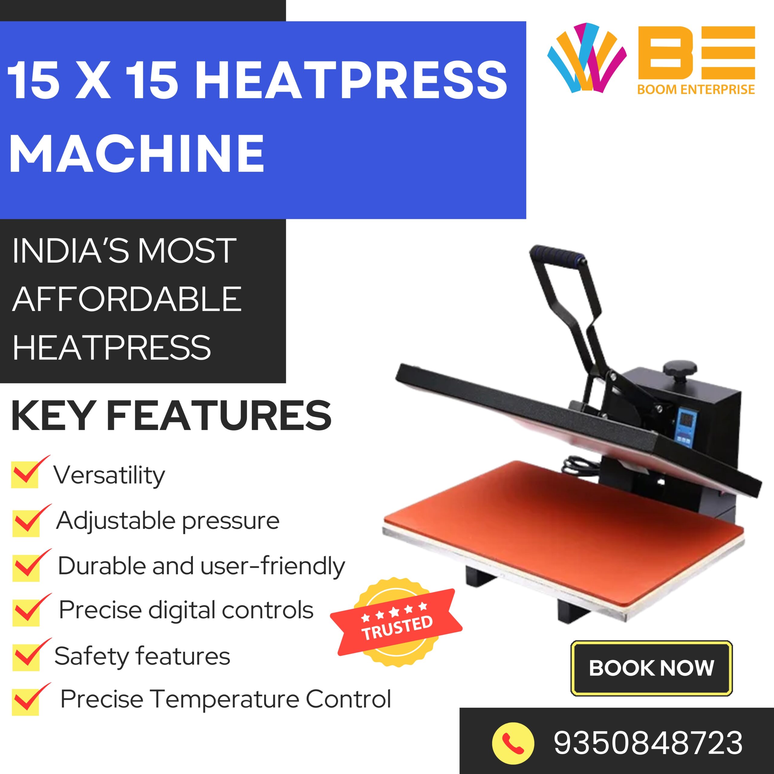 15 x 15 Heat Press Machine