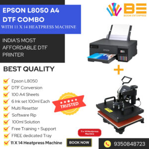 Epson L8050 A4 DTF Combo with 12×15 Heat press